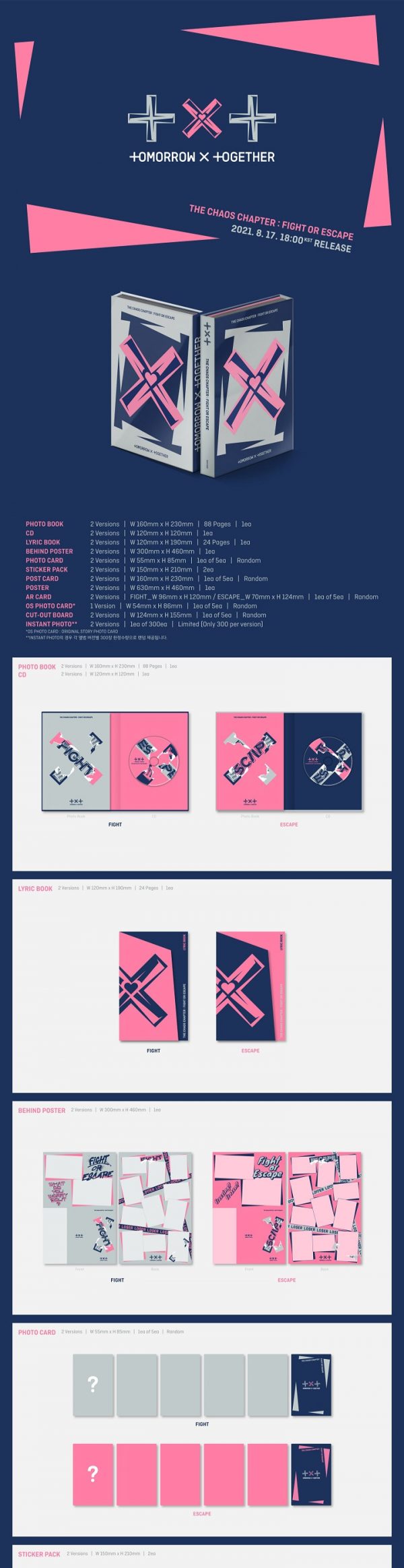 TXT – CHAOS CHAPTER: FIGHT OR ESCAPE (CD) - Image 3