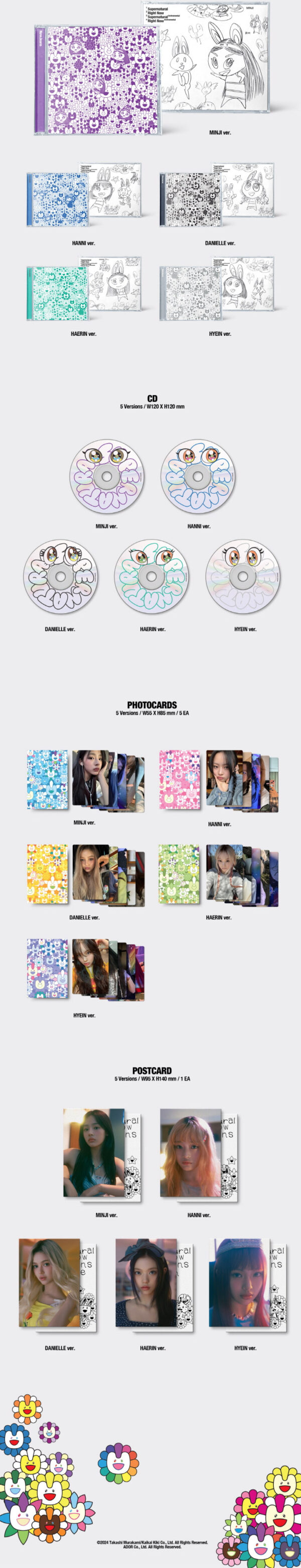 (Cross Bag) NEWJEANS – SUPERNATURAL (CD)(NJ X MURAKAMI) - Image 4