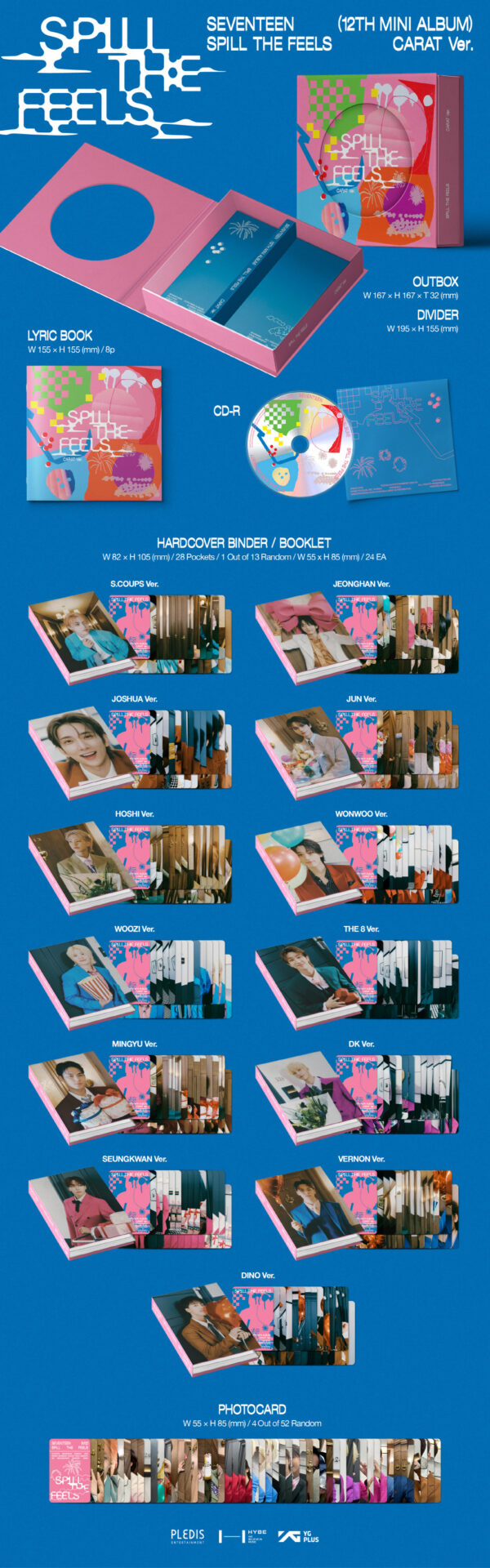SEVENTEEN – SPILL THE FEELS (Carat ver.)(CD) - Image 2