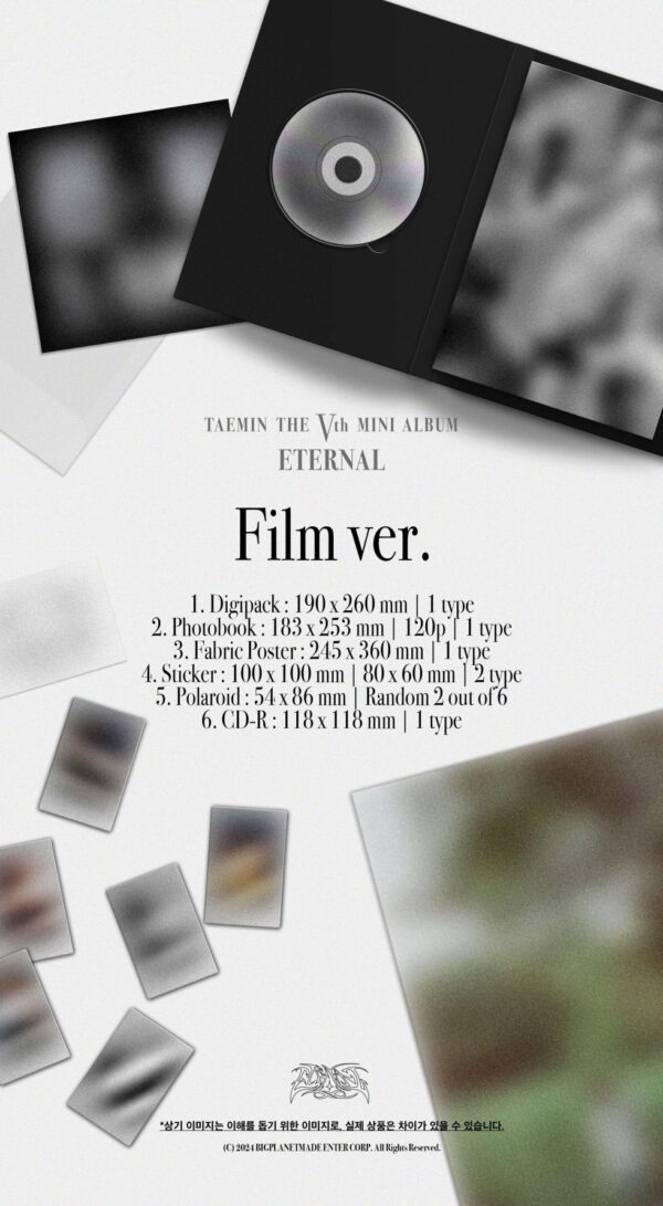 TAEMIN - ETERNAL (Film ver.)(CD) - Image 2