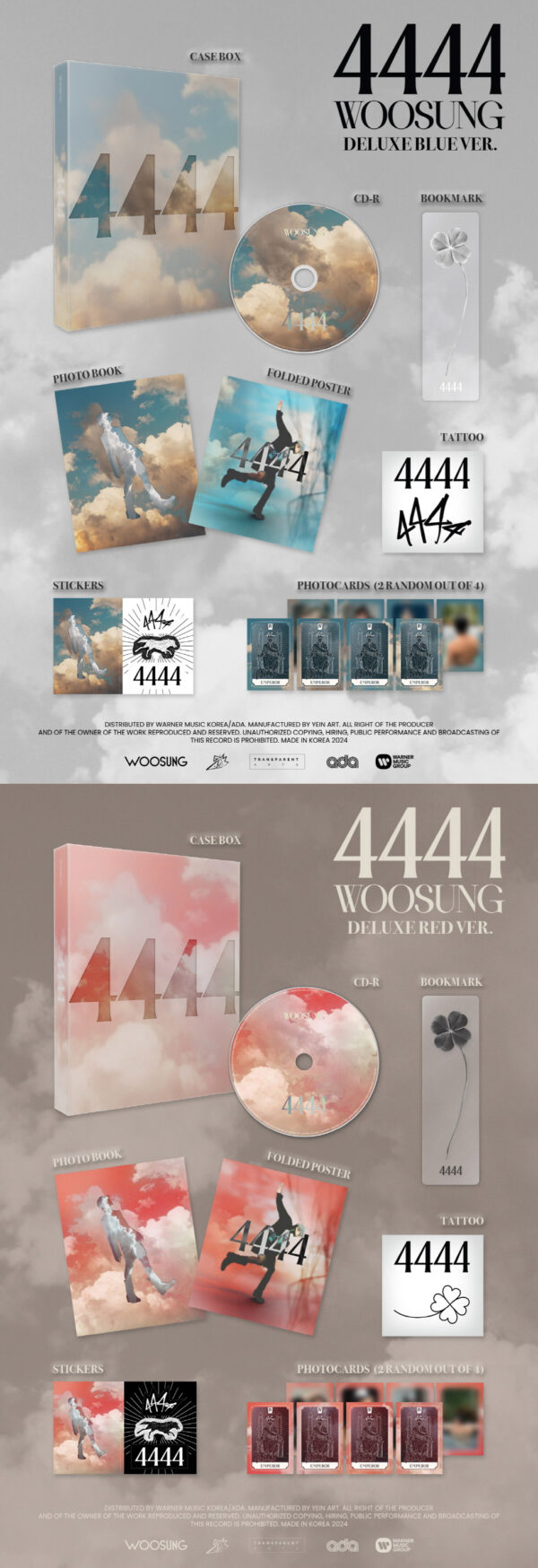 WOOSUNG – 4444 (Deluxe ver.)(CD) - Image 2