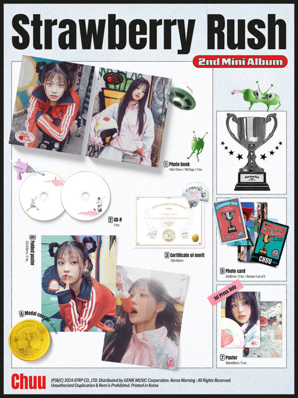 CHUU – STRAWBERRY RUSH (CD) - Image 2